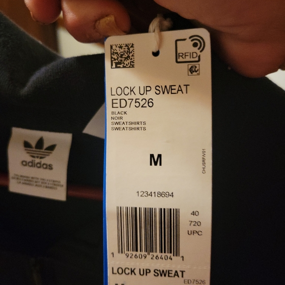 NWT Adidas Lock Up Sweatshirt - Picture 6 of 7